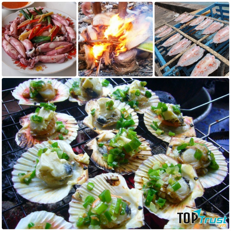 Những món ngon tại quần đảo Nam Du.