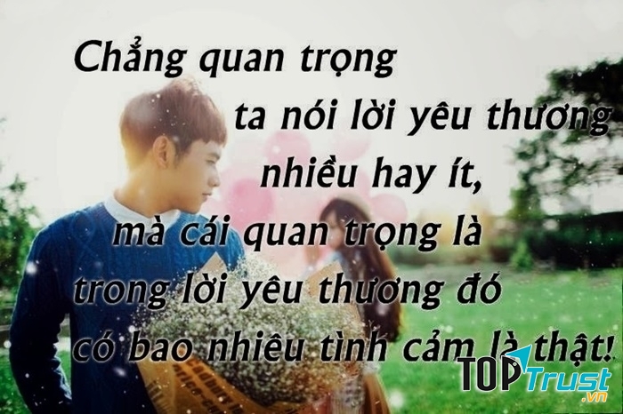 Tình cảm sẽ luôn là một điều thiết yếu trong cuộc sống
