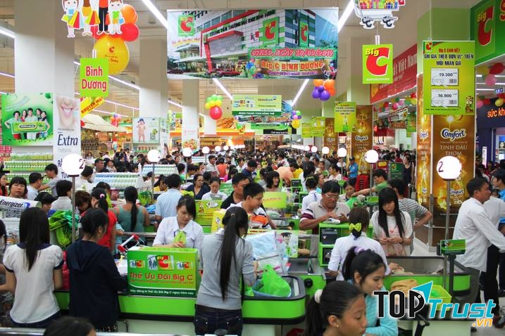 Khung cảnh bên trong Big C