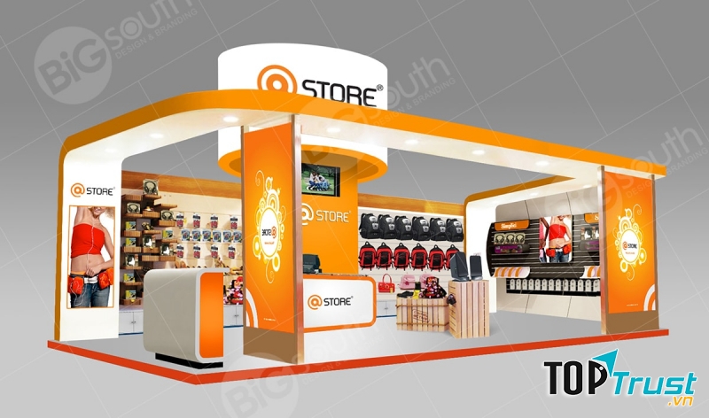Thiết kế gian hàng hội chợ triển lãm do Bigsouth thực hiện
