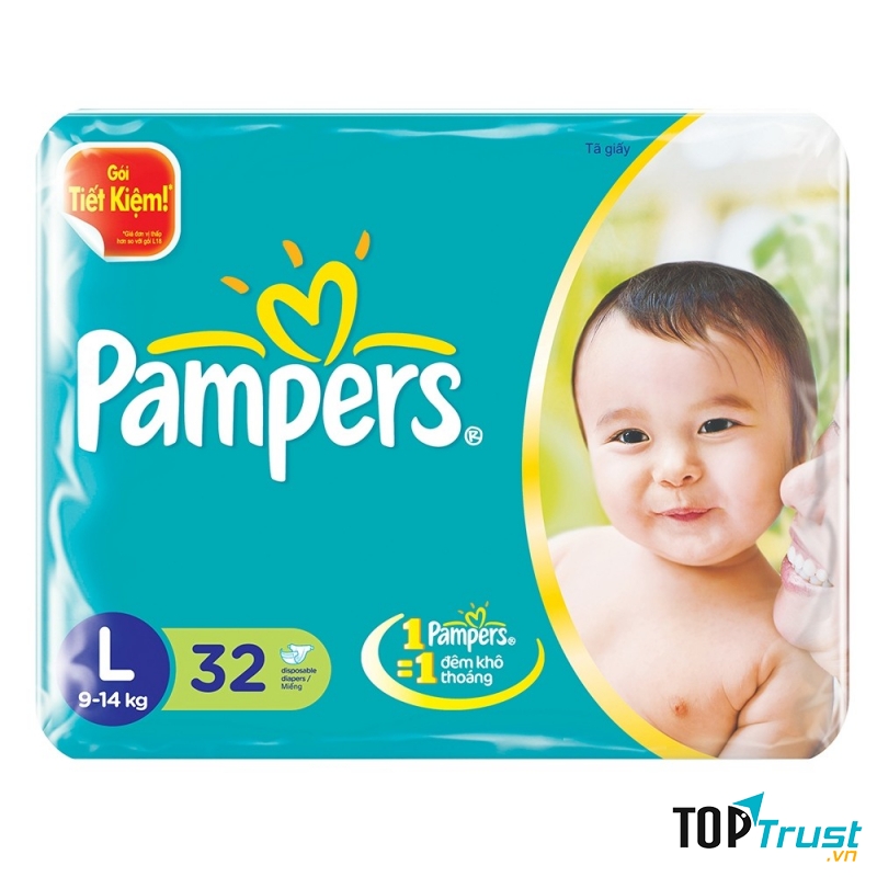 Được sản xuất từ nguyên liệu đặc biệt, bỉm Pampers có độ thoáng khí cao với mặt đáy mềm như bông