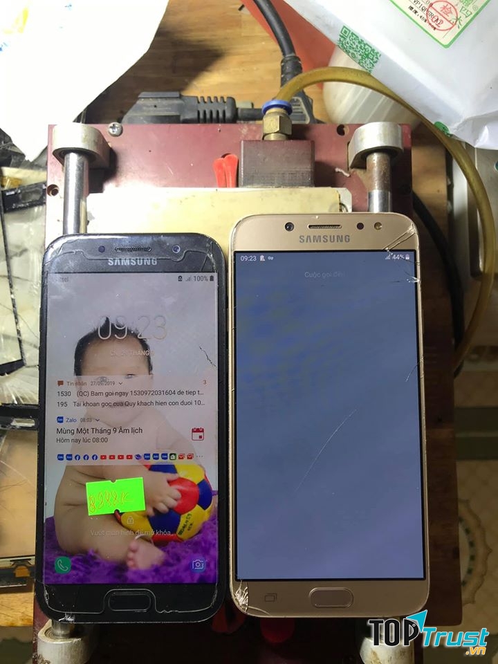 Bình ép kính điện thoại