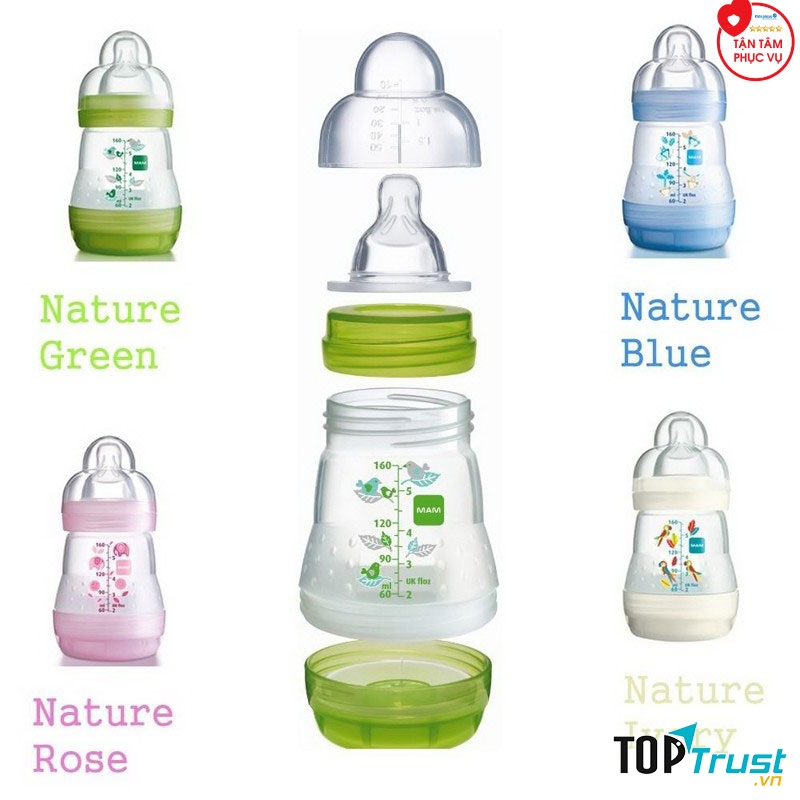 Bình sữa chống đầy hơi MAM