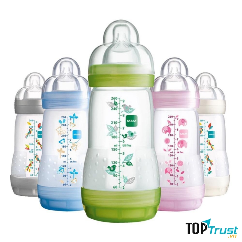 Bình sữa chống đầy hơi MAM