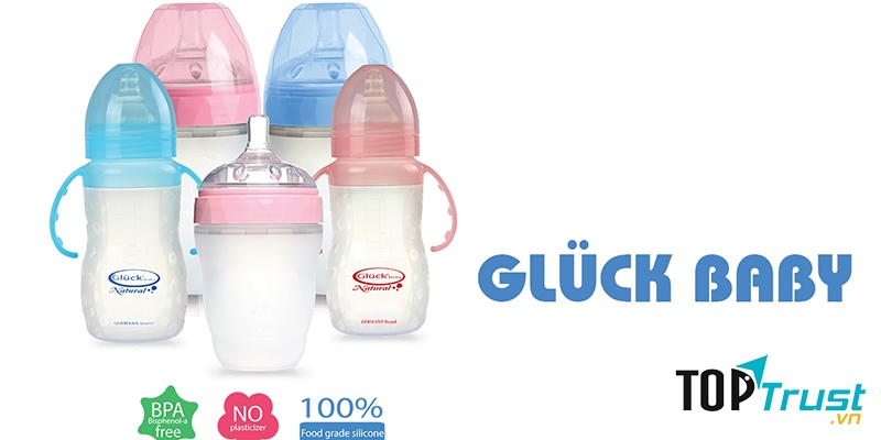 Bình sữa silicone Gluck premium