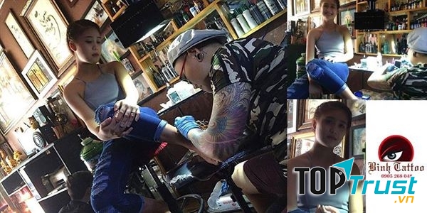 Khách hàng xăm hình tại Bình Tattoo