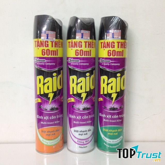 Bình xịt côn trùng Raid Mik