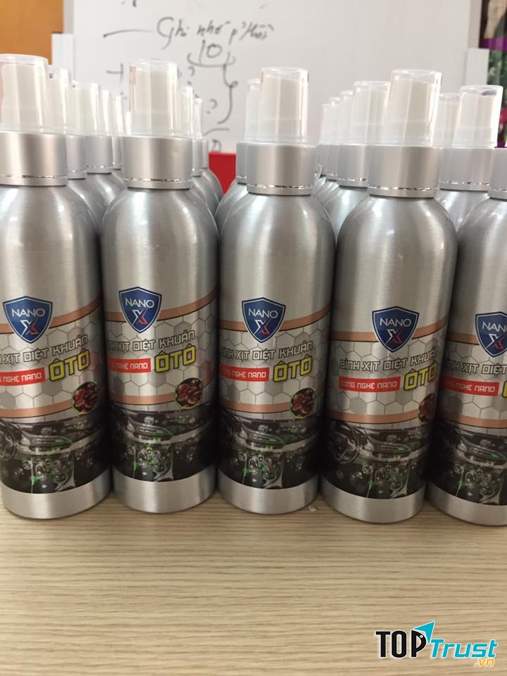 Bình xịt khử mùi diệt khuẩn cho ô tô Nano X
