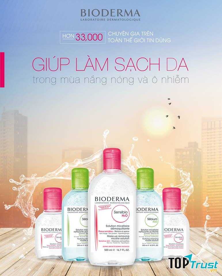 Nước tẩy trang nổi tiếng của Bioderma