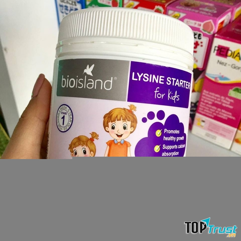 Lysine cho bé