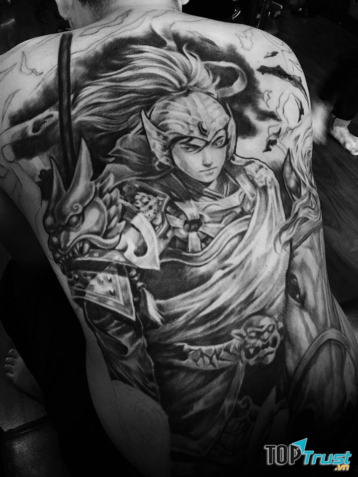 Một tác phẩm của Black Bear Tatto