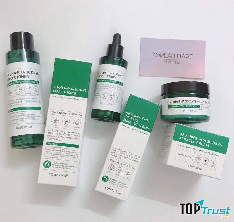 Bộ 3 sản phẩm trị mụn Some By Mi