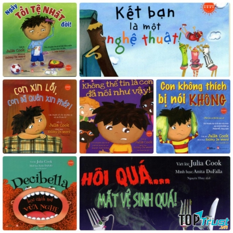 Bộ 7 Cuốn Sách Picture Book Song Ngữ