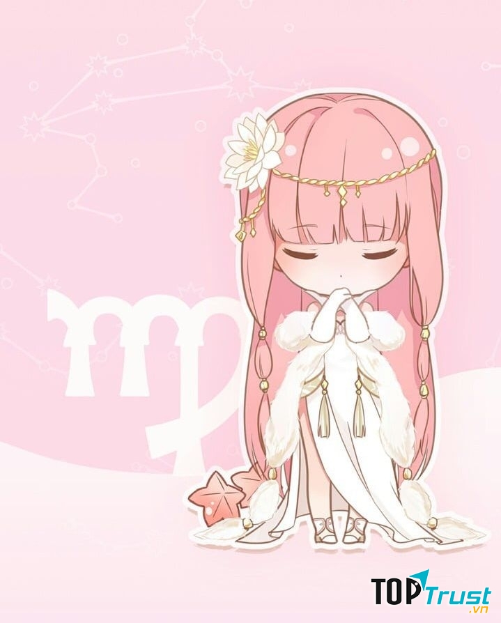 Chibi của cung Xử Nữ