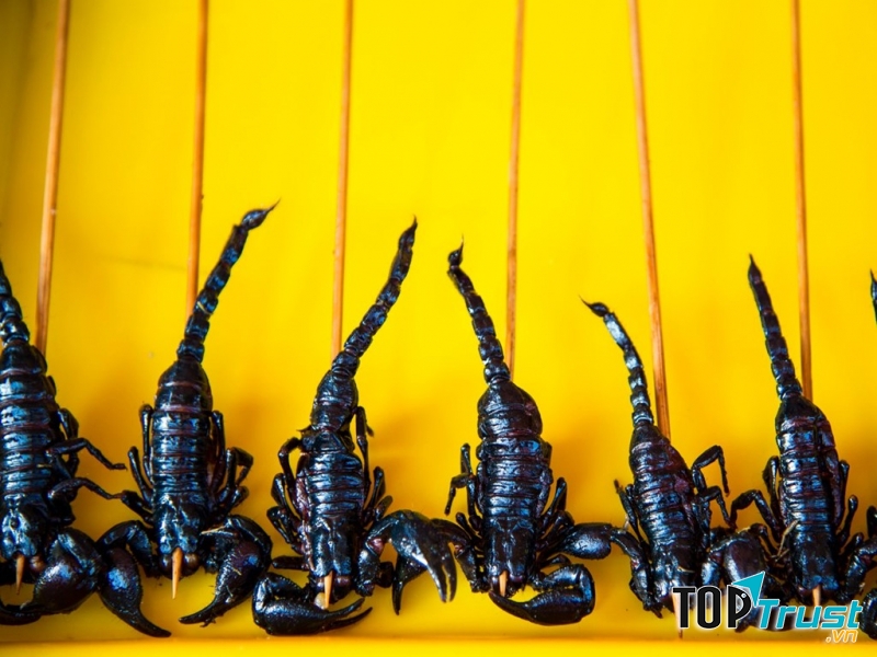 Bò cạp chiên giòn