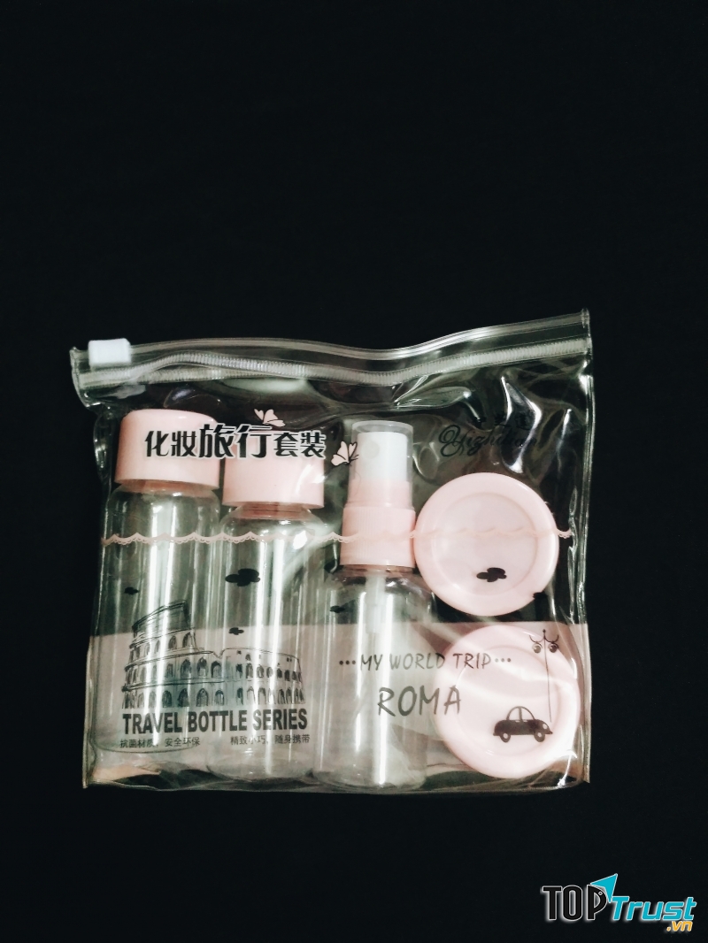 Bộ chai lo mang theo gọn gàng, tiện lợi