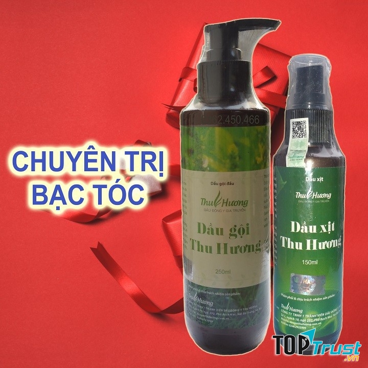 Bộ dầu gội Thu Hương chuyên đặc trị tóc bạc sớm