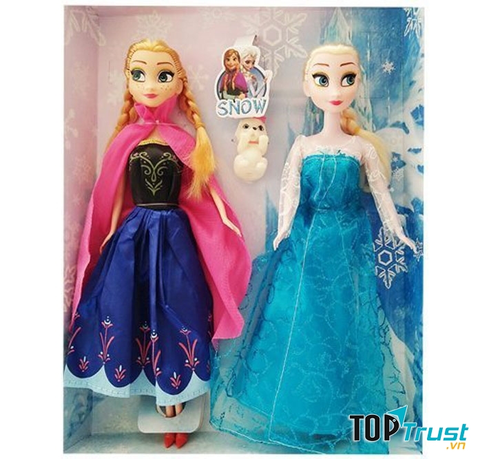 Bộ đồ chơi búp bê nữ hoàng băng giá Frozen: Elsa và Anna