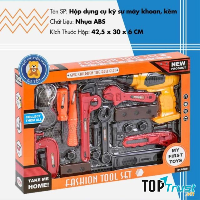 Thiết kế tỉ mỉ đến những chi tiết nhỏ và đặc biệt là giống hệt các dụng cụ của người lớn