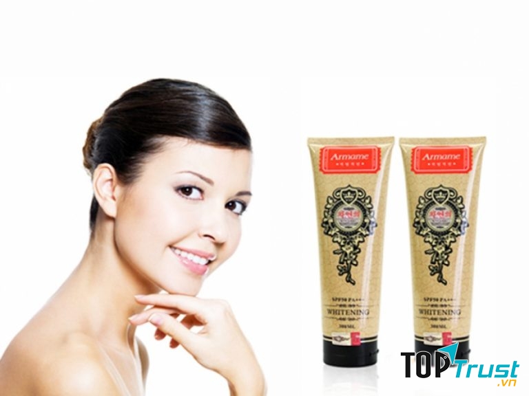 Bộ đôi sản phẩm kem tắm trắng toàn thân Armame