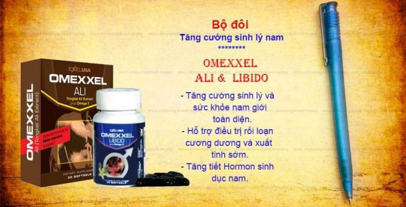 Bộ đôi sản phẩm Omexxel Ali & Libido