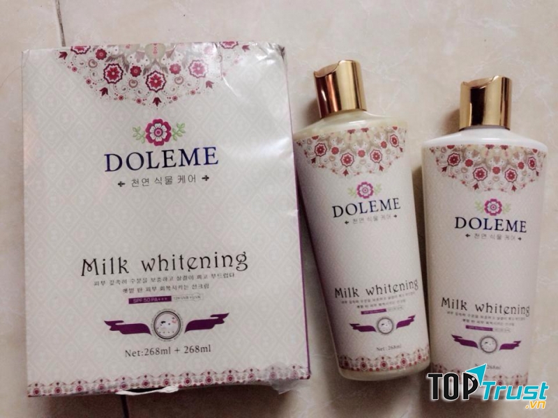 Bộ đôi tắm trắng Doleme Hàn Quốc