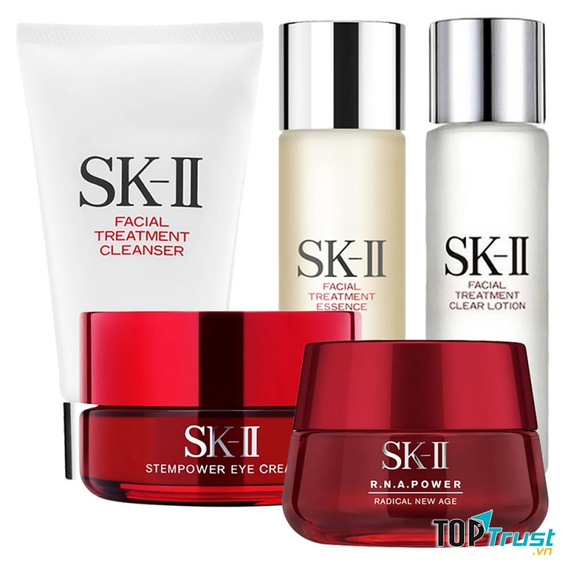 Bộ dưỡng trắng, chăm sóc da của SK- II