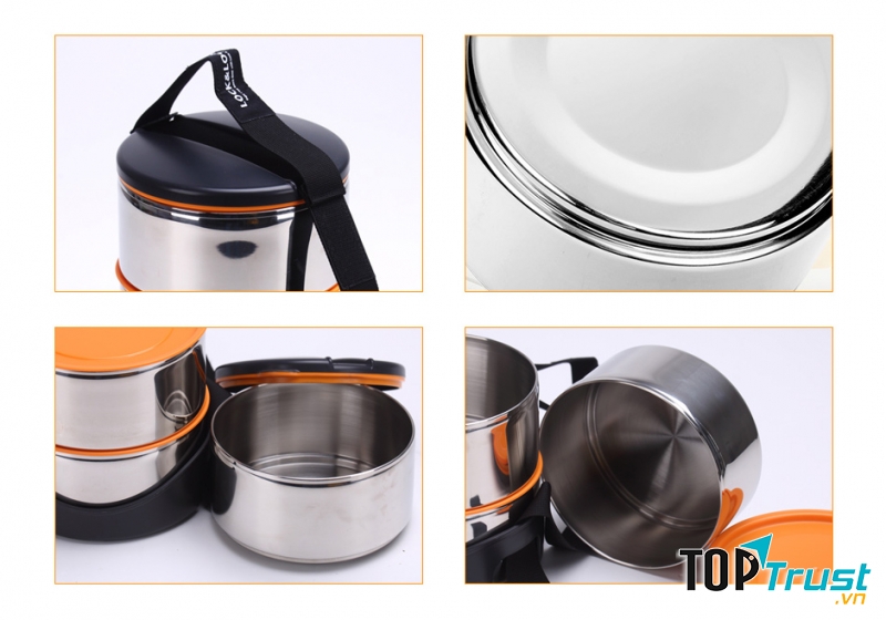 Bộ hộp cơm 3 tầng Lock&Lock LHC991 có thể tháo rời dễ dàng vệ sinh