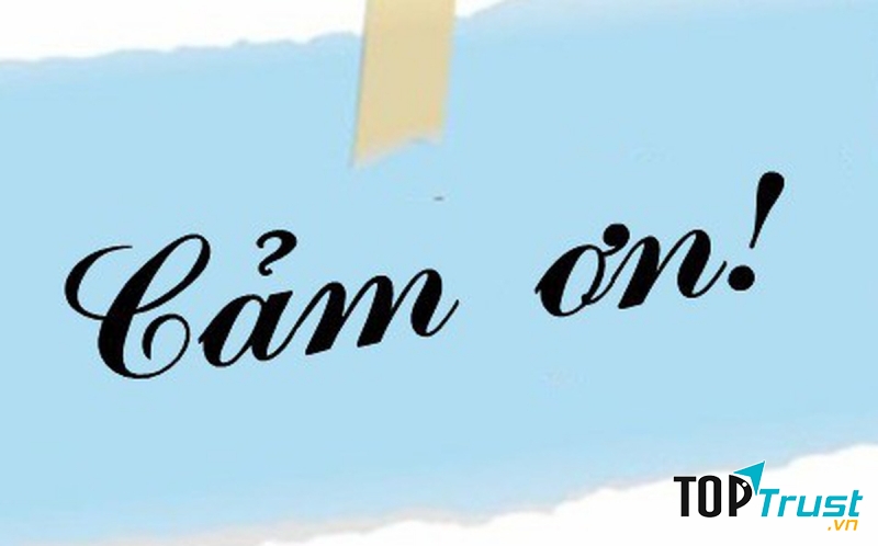 Hãy nói lời cảm ơn khi con giúp ta việc gì đó