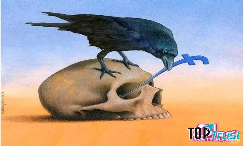 Bộ não và đôi mắt của con người ngập tràn hình ảnh facebook