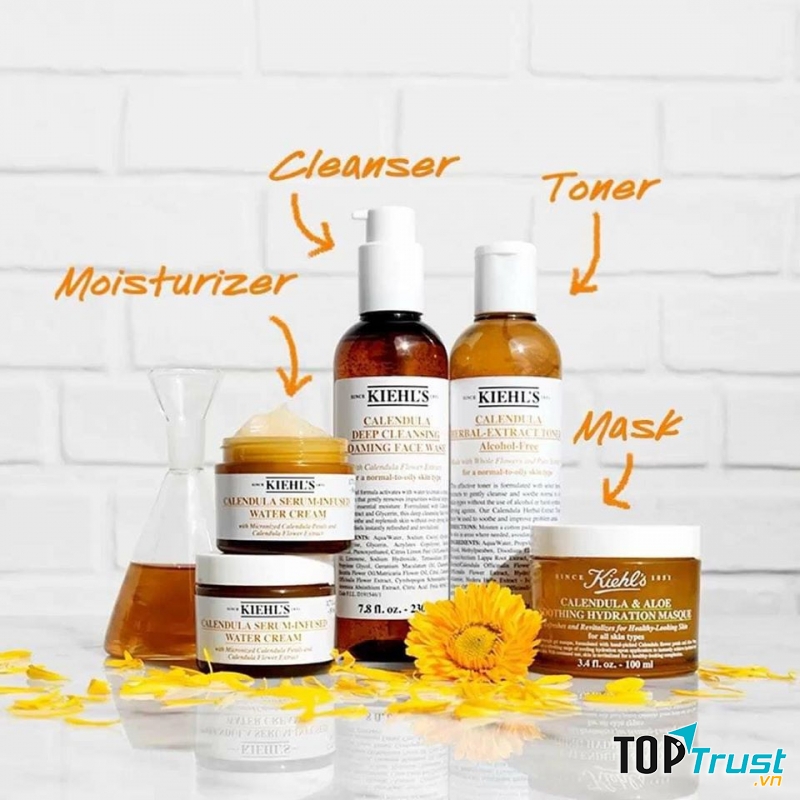 Bộ sản phẩm chăm sóc da dầu mụn của Kiehl's