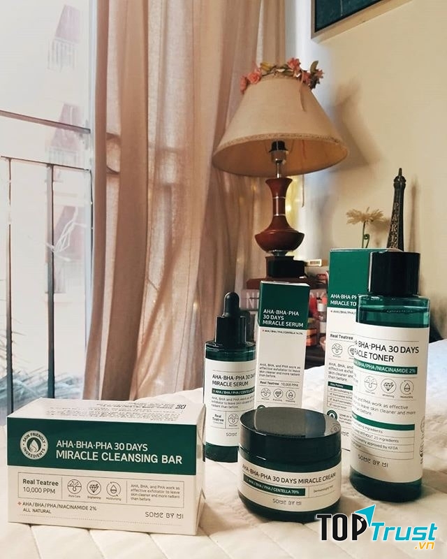 Bộ sản phẩm chăm sóc da mụn Some By Mi