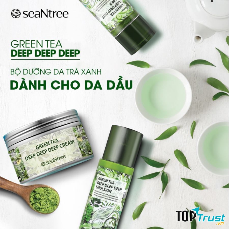 Bộ sản phẩm Green tea deep deep deep - seaNtree