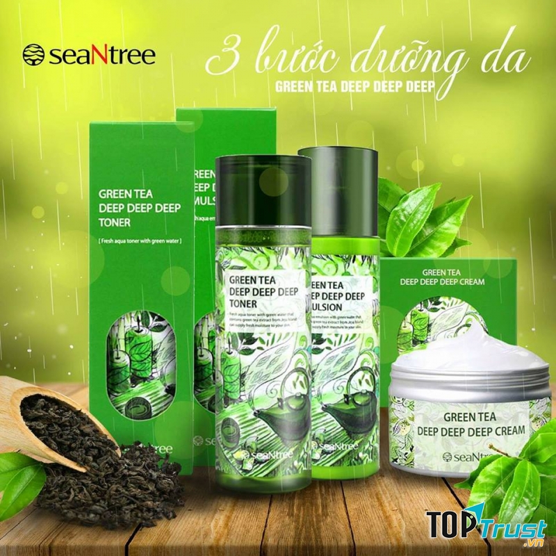 Bộ sản phẩm Green tea deep deep deep - seaNtree