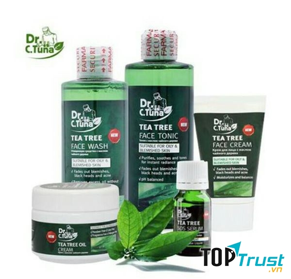 Bộ sản phẩm hỗ trợ trị mụn Farmasi Dr. C.Tuna