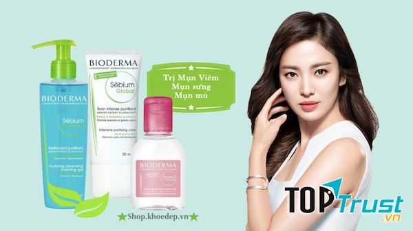 Bộ sản phẩm trị mụn Bioderma