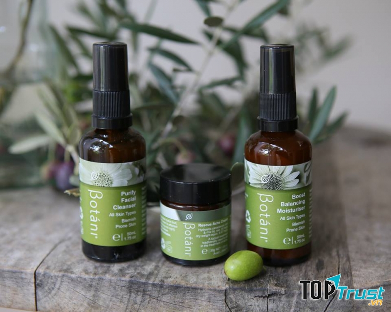 Bộ sản phẩm trị mụn Botani – Rescue Skin Kit