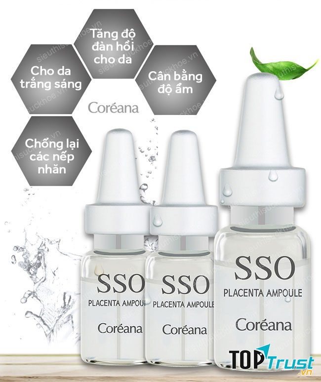 Bộ serum Coreana dưỡng trắng da