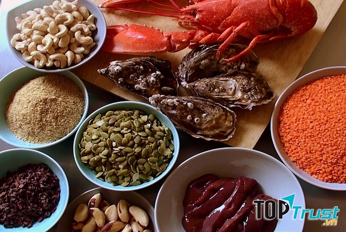 Thực phẩm bổ xung kẽm