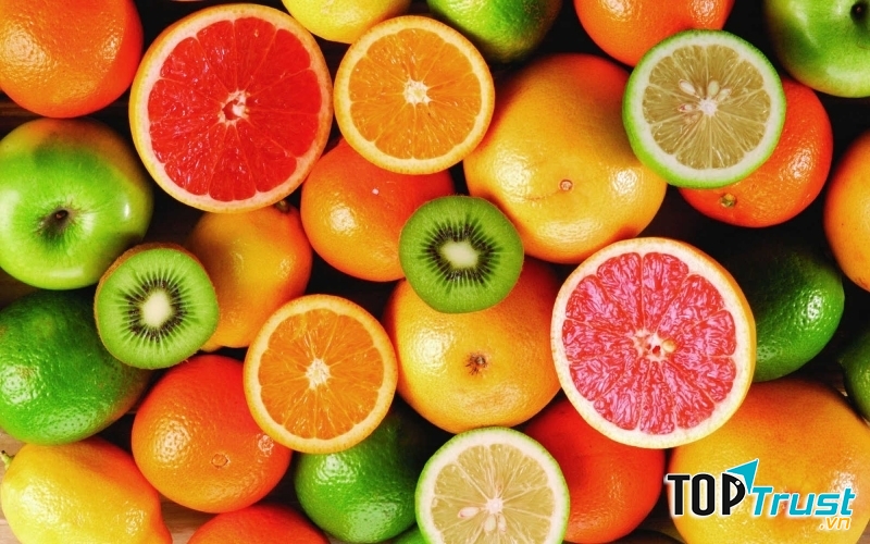 Trái cây giàu axit