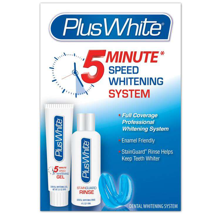 Plus White 5 Minute Premier Whitening System là sản phẩm trắng răng đầu tiên được Hiệp hội Nha khoa Hoa Kỳ chứng nhận.