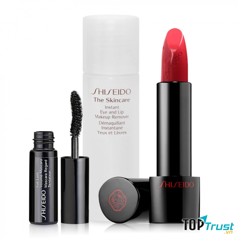 Bộ sản phẩm trang điểm hoàn hảo Shiseido Rouge Rouge Lipstick