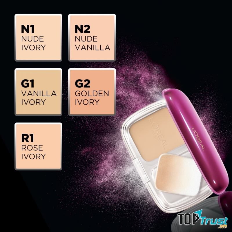 Phấn nền kiểm soát dầu L’Oreal Mat Magique All In One