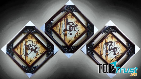 Bộ tranh chữ Phúc Lộc Thọ