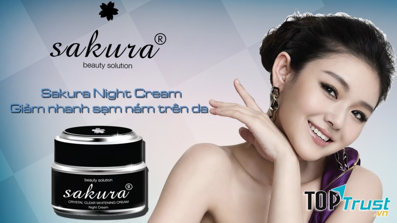 Sakura giảm nhanh sạm nám trên da