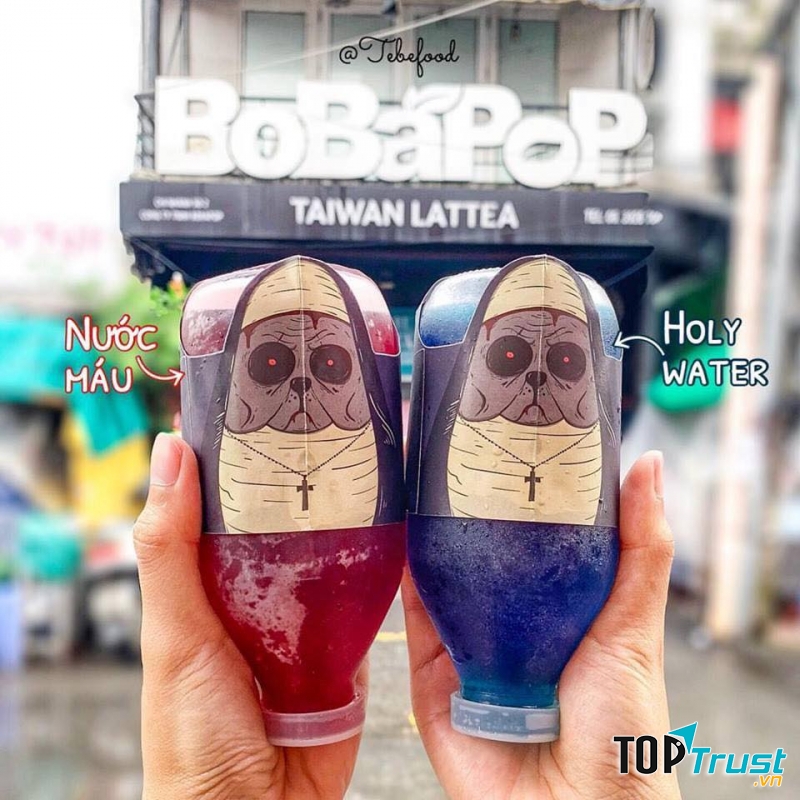 BobaPop thường xuyên có những thiết kế vỏ cốc sáng tạo, bắt mắt