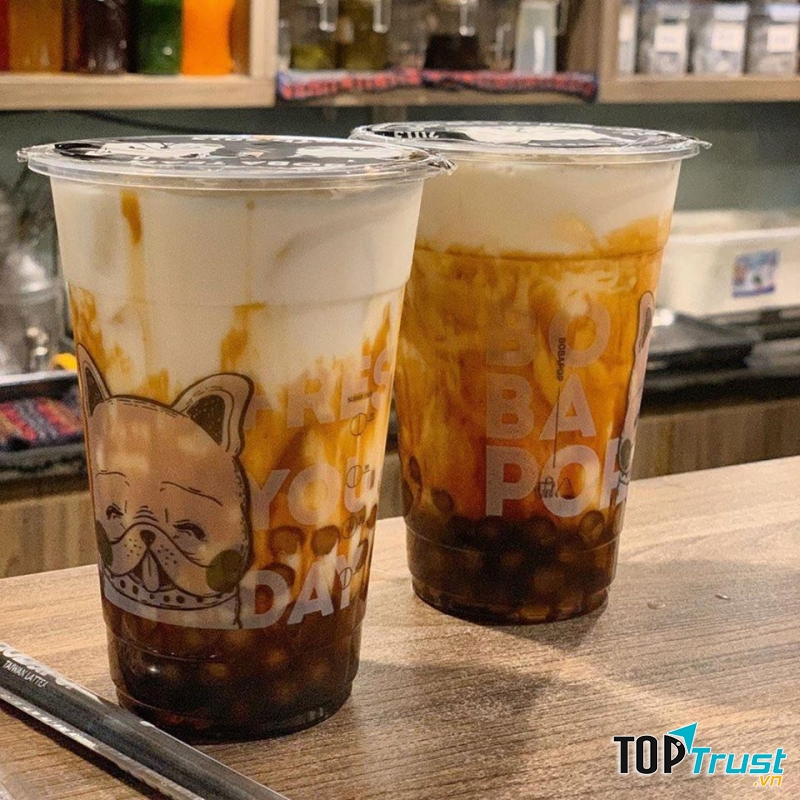 Trà Sữa Bobapop Taiwan Lattea