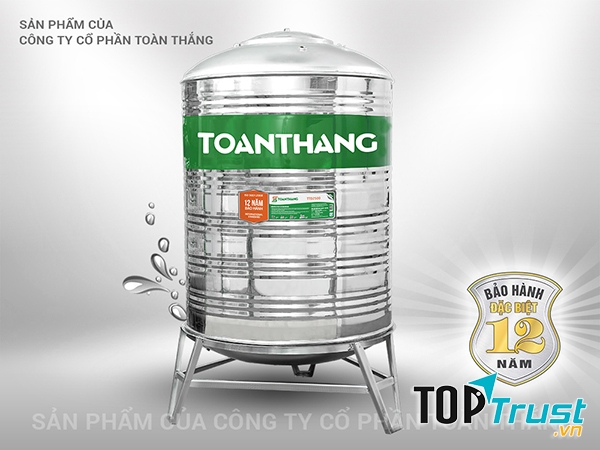 Bồn nước inox Toàn Thắng đứng