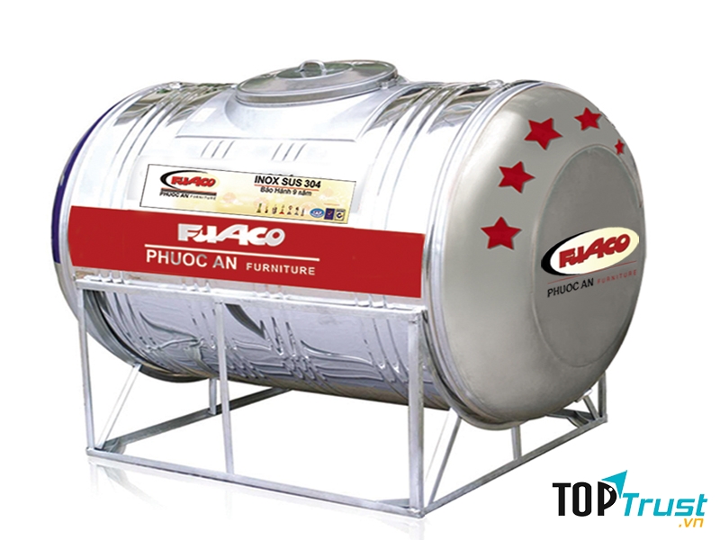 bình nước inox Phước An ngang