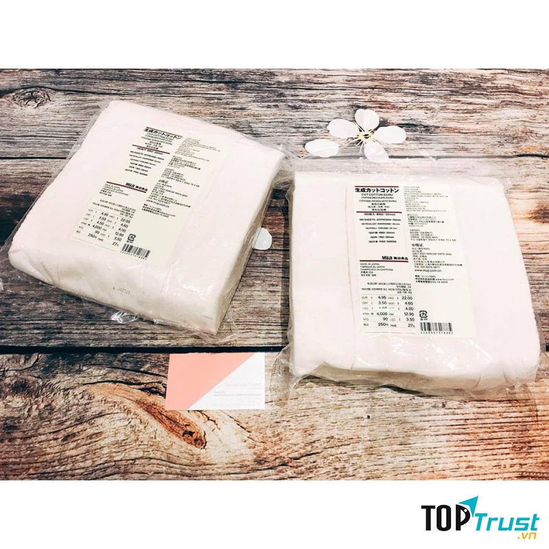 Bông tẩy trang hữu cơ Muji